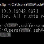 OpenSSH での接続